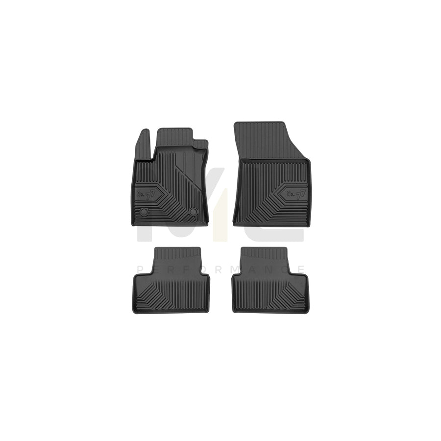 FROGUM Tailored, No.77 77425569 Floor mat set for RENAULT MEGANE Elastomer, Front and Rear, Quantity: 4, Black | ML Performance Car Parts