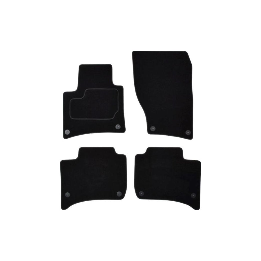 Custopol Vw380C Floor Mat Set For Vw Touareg Ii (7P5, 7P6) | ML Performance UK