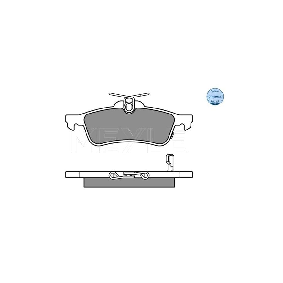 Meyle 025 245 7415/W Brake Pad Set