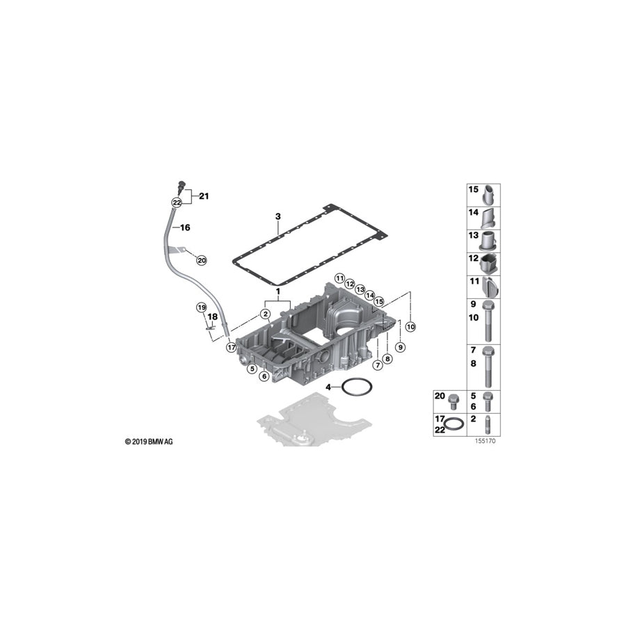 Genuine BMW 11437546696 E70 Coupling Yoke (Inc. X5 4.8i) | ML Performance UK Car Parts