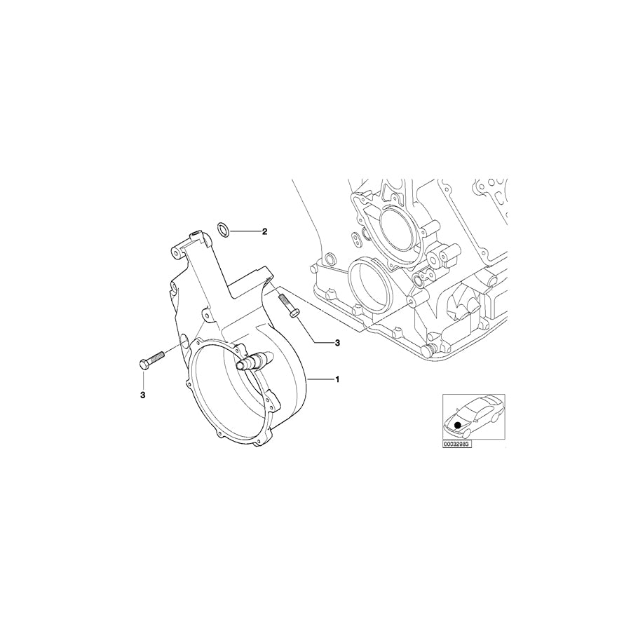 Genuine BMW 11162248209 E38 Generator Supporting Bracket (Inc. 740d) | ML Performance UK Car Parts