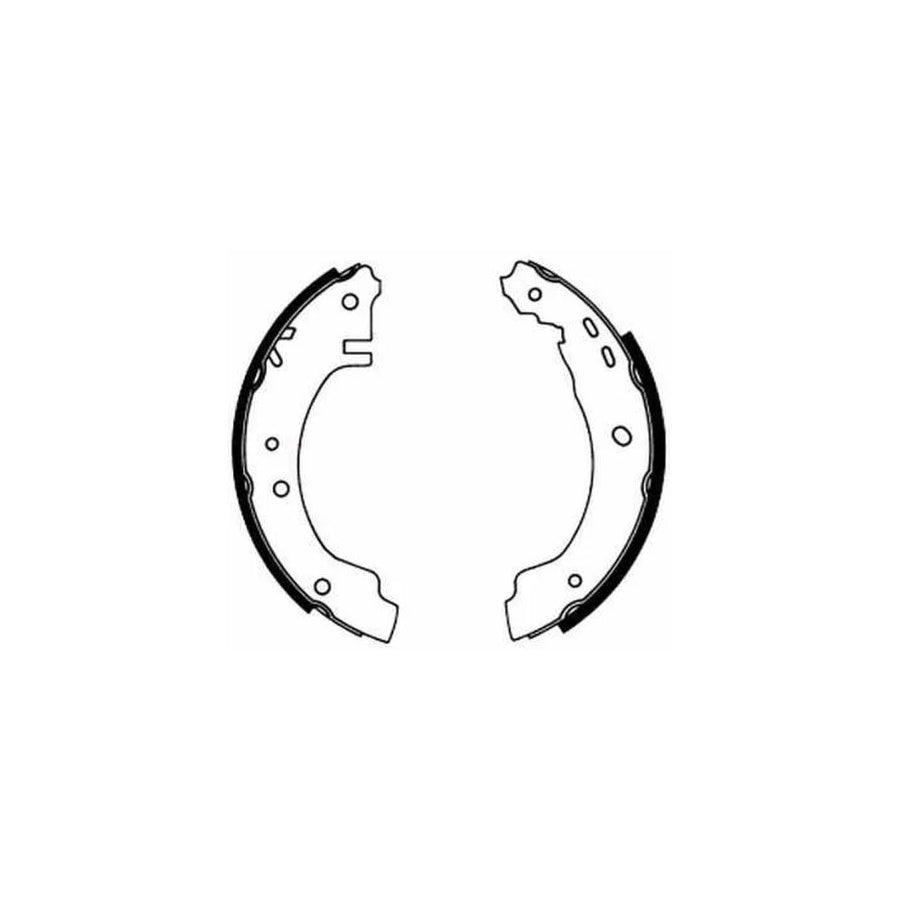 ABE C01041ABE Brake Shoe Set