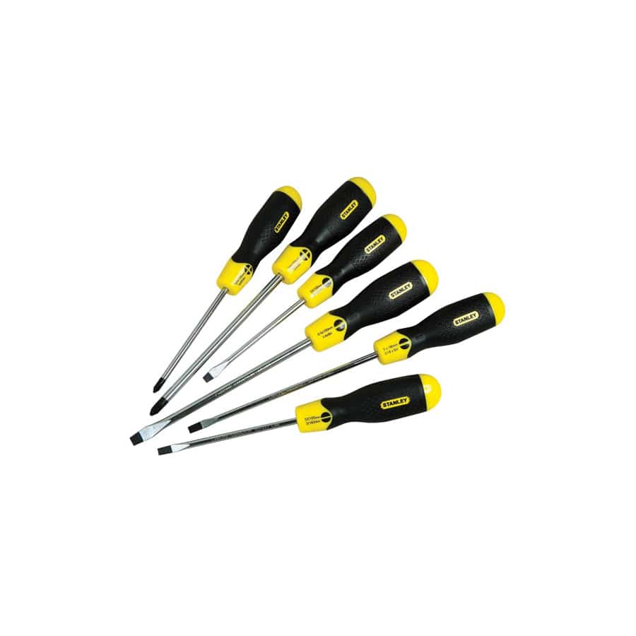 STANLEY® STA598001 Cushion Grip Screwdriver Set, 6 Piece | ML Performance UK