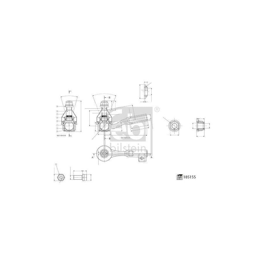 Febi Bilstein 185155 Track Rod End