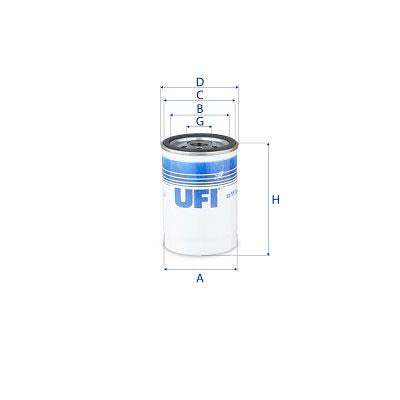 UFI 23.117.00 Oil Filter