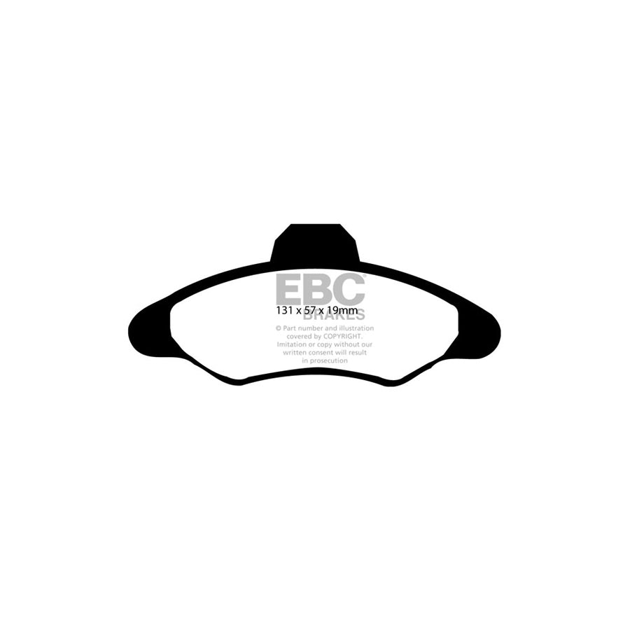 EBC DP837 Ford Ultimax Front Brake Pads 2 | ML Performance UK Car Parts