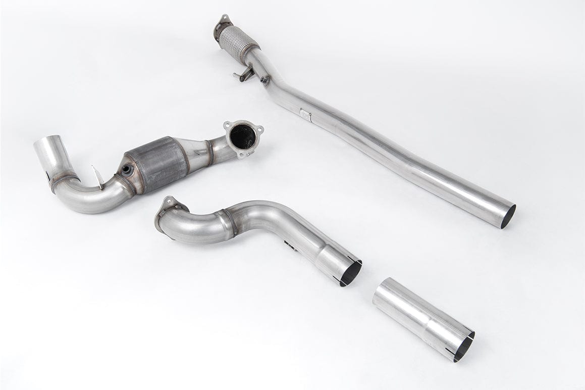 MillTek SSXMZ151 Mercedes A35 AMG Large Bore Downpipe and Hi-Flow Sports Cat