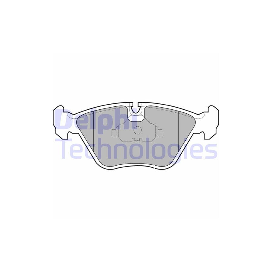 Delphi Lp602 Brake Pad Set