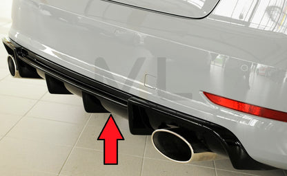 Rieger 00088159 Audi 8V Rear Diffuser (A3 & S3) 1 | ML Performance UK Car Parts