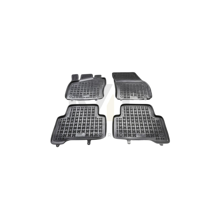 REZAW PLAST 200121 Floor mat set for VW Tiguan II (AD1) Elastomer, Front and Rear, Black | ML Performance Car Parts