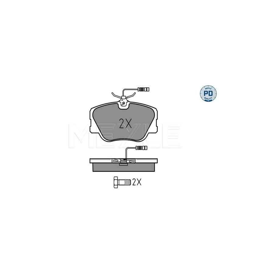 Meyle 025 209 4119-1/Pd Brake Pad Set