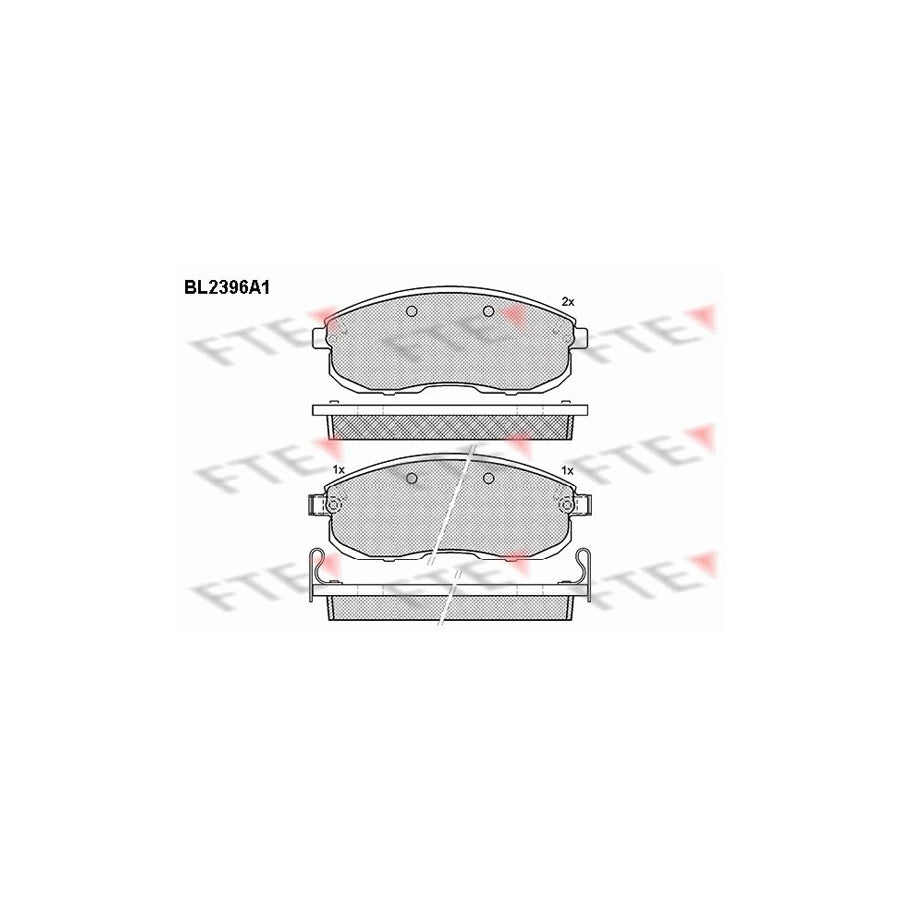 Fte BL2396A1 Brake Pad Set | ML Performance UK Car Parts