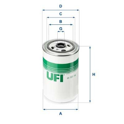 UFI 24.031.00 Fuel Filter