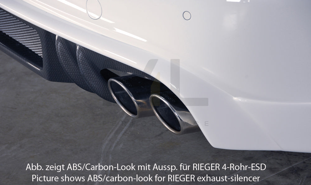 Rieger 00055515 Audi B8 B81 A4 Rear Diffuser 4 | ML Performance UK Car Parts