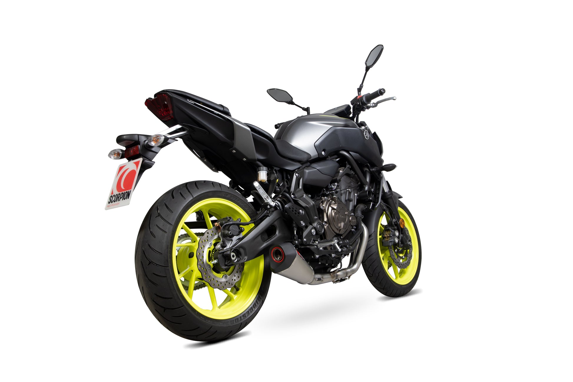 Scorpion RYA112SYSTEO Yamaha MT-07 Serket Taper De-Cat Race Full System - Titanium Sleeve | ML Performance UK UK