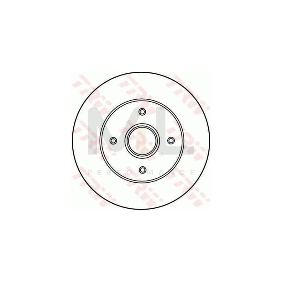 TRW DF2708 Brake Disc Solid | ML Performance Car Parts