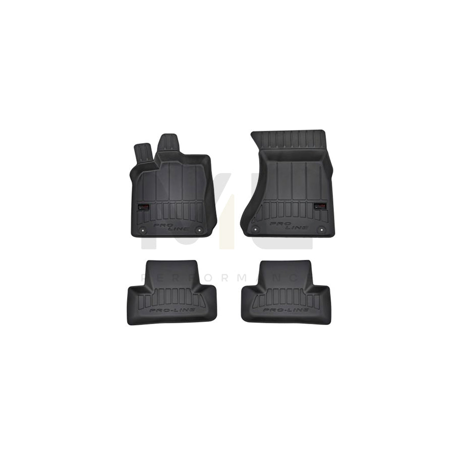 FROGUM Tailored 3D407336 Floor mat set for AUDI Q5 (8RB) Elastomer, Front and Rear, Quantity: 4, Black | ML Performance Car Parts