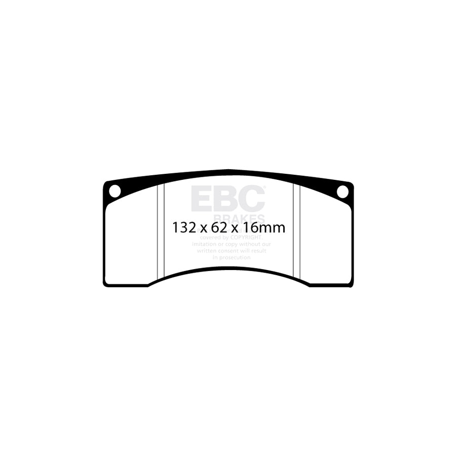 EBC DP9016 Ferrari Mitsubishi Subaru Orangestuff Front Brake Pads  - Brembo Caliper (Inc. F355, Lancer Evo 8, Impreza) 2 | ML Performance UK Car Parts