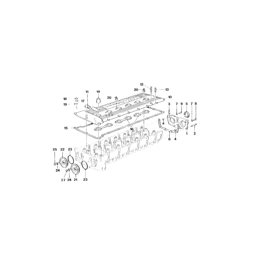 Genuine BMW 11121401533 E26 Gasket Asbestos Free (Inc. M1) | ML Performance UK Car Parts