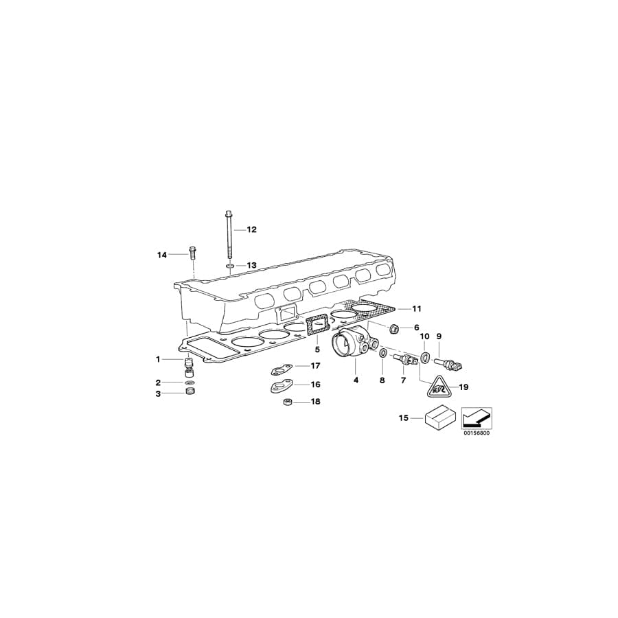 Genuine BMW 11121402384 E36 Gasket Set Cylinder Head Asbestos Free (Inc. M3) | ML Performance UK Car Parts