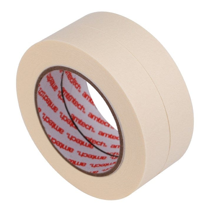 Amtech Twin pack of masking tape (50mx24mm) | ML Performance DIY & Power Tools