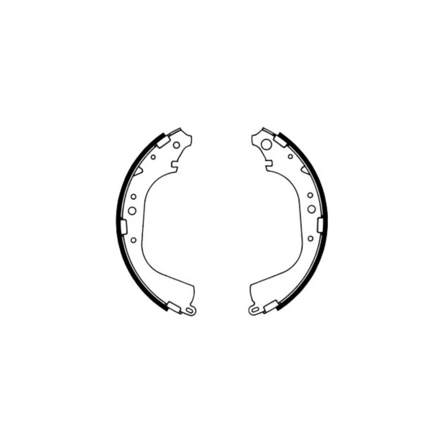 ABE C02039ABE Brake Shoe Set