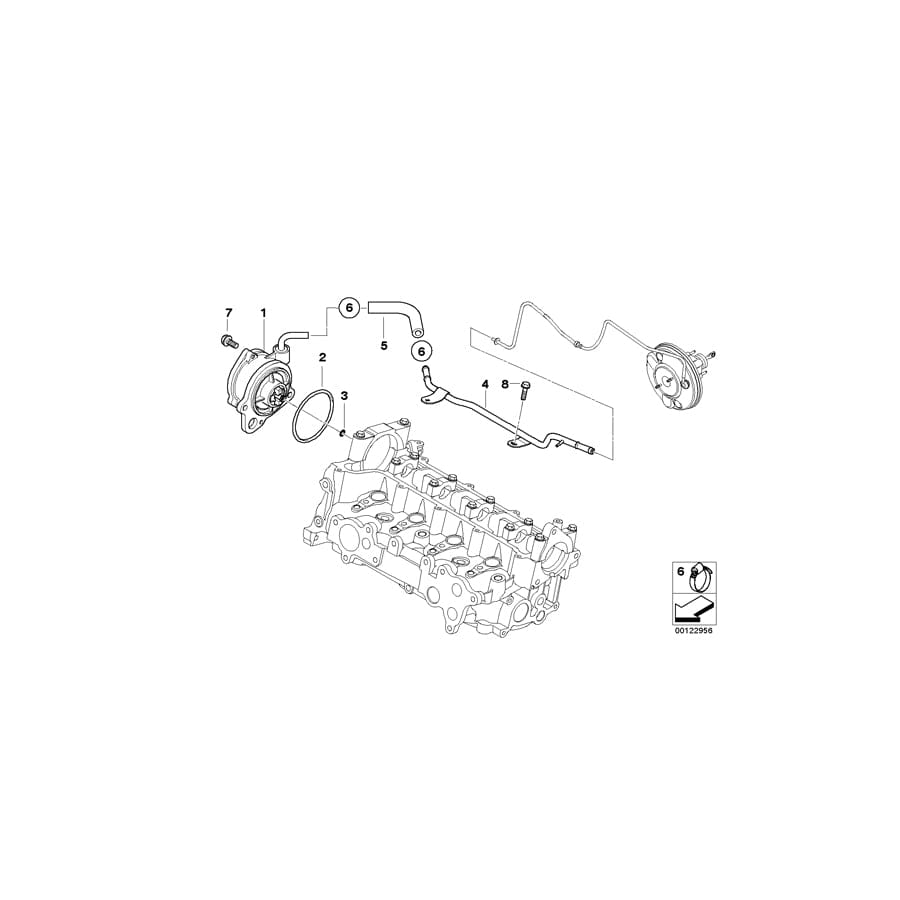 Genuine BMW 11667791980 R50 Screw With Flange M8X18,5 (Inc. One D) | ML Performance UK Car Parts