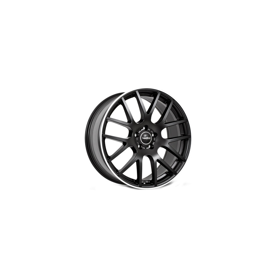 SuperMetal Trident 9x20 ET40 52002 Satin Black Rim Polished Wheel | ML Performance UK Car Parts