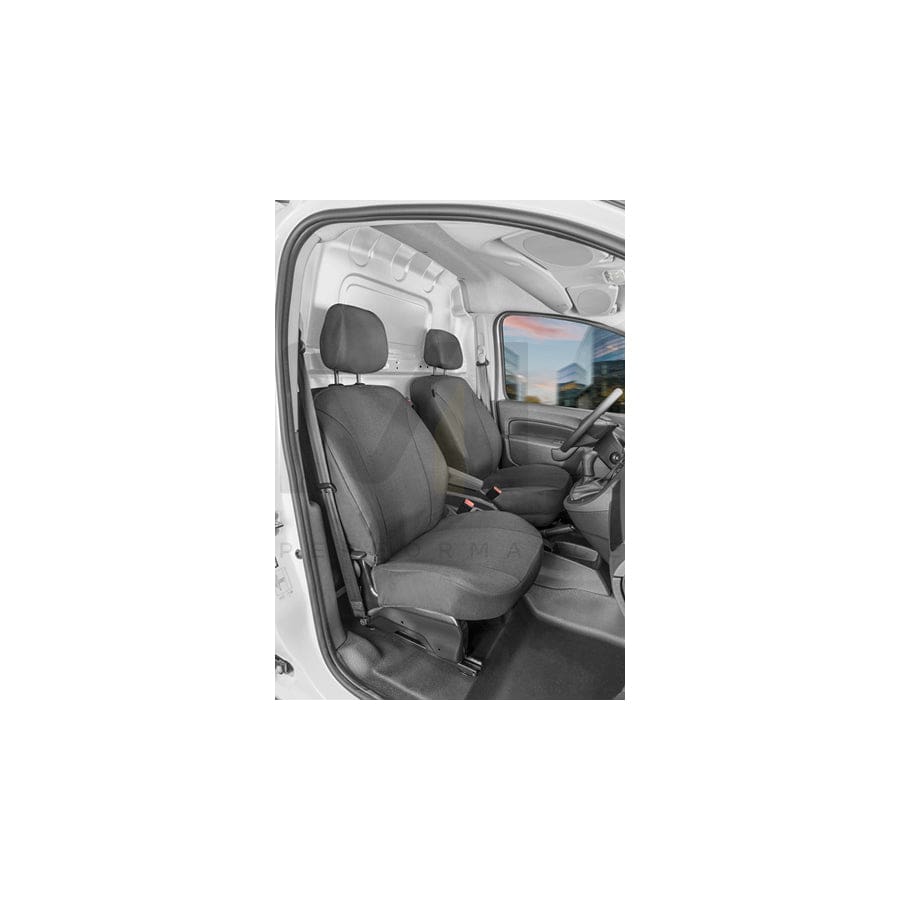 WALSER 10543 Car seat cover for FORD Transit Courier Estate Grey, Polyester, Front | ML Performance Car Parts