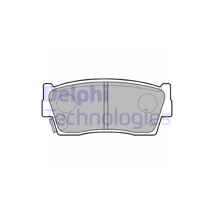 Delphi Lp684 Brake Pad Set