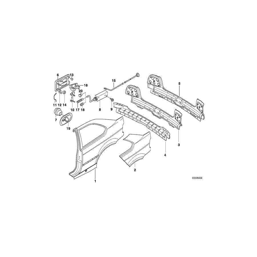 Genuine BMW 51258184146 E36 Self-Locking Hex Nut M6 (Inc. 316i 1.9, 318tds & 316g) | ML Performance UK Car Parts