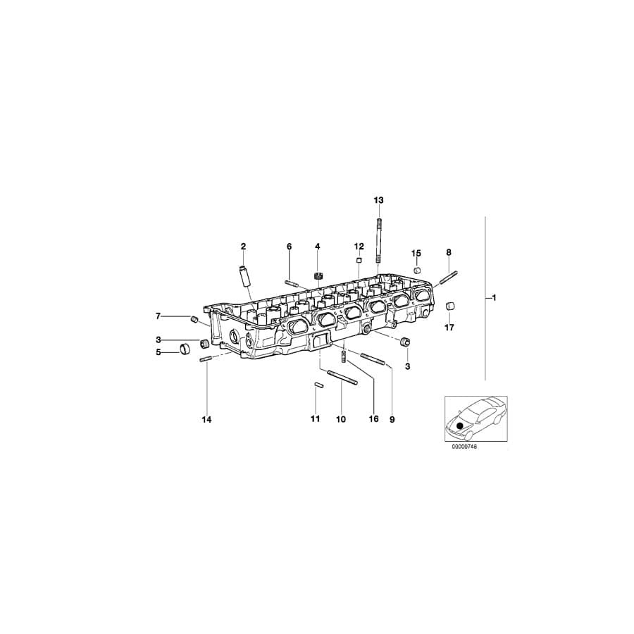 Genuine BMW 11121402663 E36 E46 E86 Screw Plug M24X1,5 (Inc. M3 CSL, Z3 M & Z4 M3.2) | ML Performance UK Car Parts