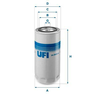 UFI 24.349.00 Fuel Filter