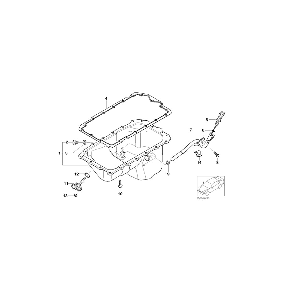 Genuine BMW 11437505010 E46 Guide Tube (Inc. 316ti, 316Ci & 316i) | ML Performance UK Car Parts