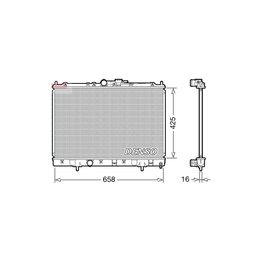 Denso DRM45051 Drm45051 Engine Radiator For Mitsubishi Shogun Pinin (V60) | ML Performance UK