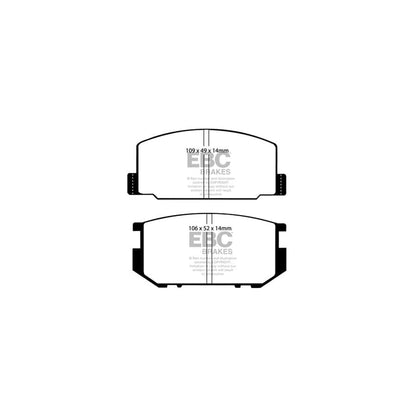 EBC PDKF569 Daihatsu Toyota Ultimax Front Brake Pad & Plain Disc Kit (Inc. Charmant & Corolla) 2 | ML Performance UK Car Parts