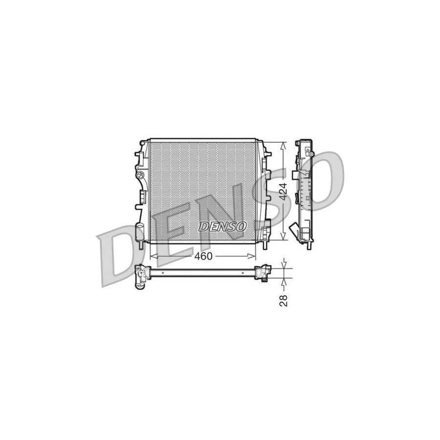 Denso DRM23019 Drm23019 Engine Radiator For Renault Kangoo | ML Performance UK