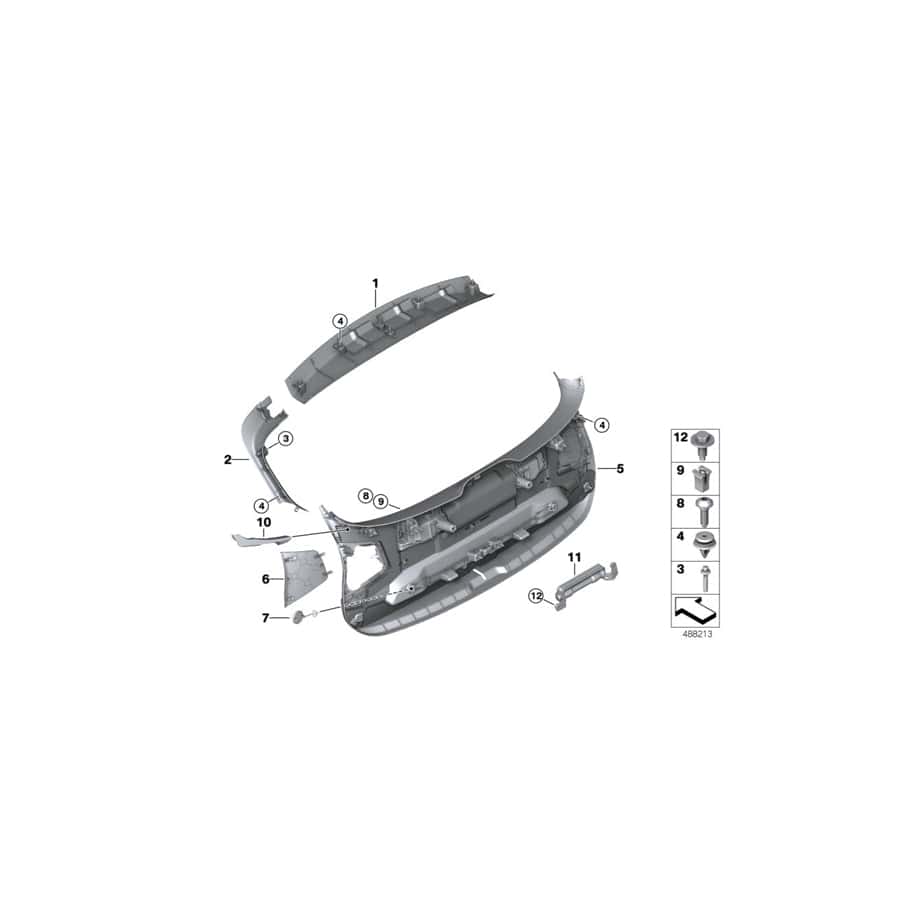 Genuine BMW 51497440409 F39 Lamp, Trunk Light, Left (Inc. X2 20iX, X2 18i & X2 25dX) | ML Performance UK Car Parts