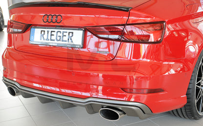 Rieger 00099617 Audi 8V Rear Diffuser (A3 & S3) 9 | ML Performance UK Car Parts