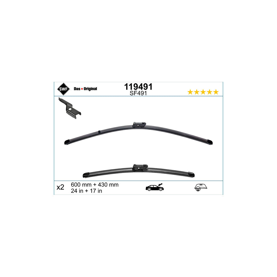 Swf 119491 Wiper Blade | ML Performance UK Car Parts