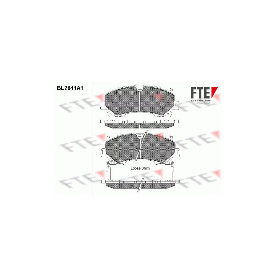 Fte 9011018 Brake Pad Set | ML Performance UK Car Parts