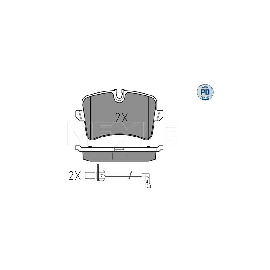 Meyle 025 246 0617/Pd Brake Pad Set