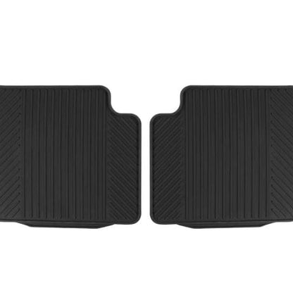 GENUINE FORD 1558529 KA RUBBER FLOOR MATS REAR, BLACK | ML Performance UK