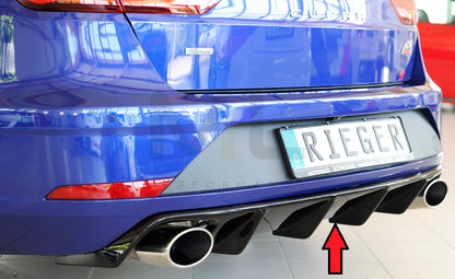 Rieger 00088137 SEAT 5F Leon Cupra Rear Diffuser 1 | ML Performance UK Car Parts