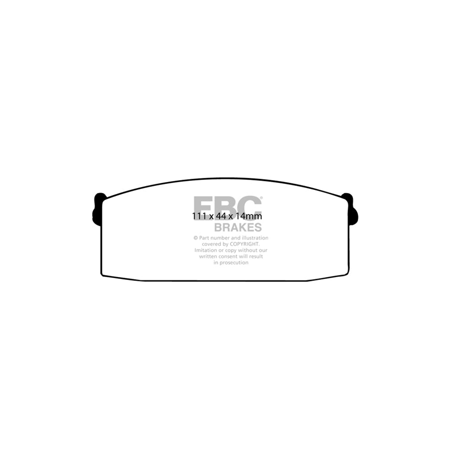 EBC DP418 Nissan Ultimax Front Brake Pads - Sumitomo Caliper (Inc. Skyline R30 & Stanza) 2 | ML Performance UK Car Parts