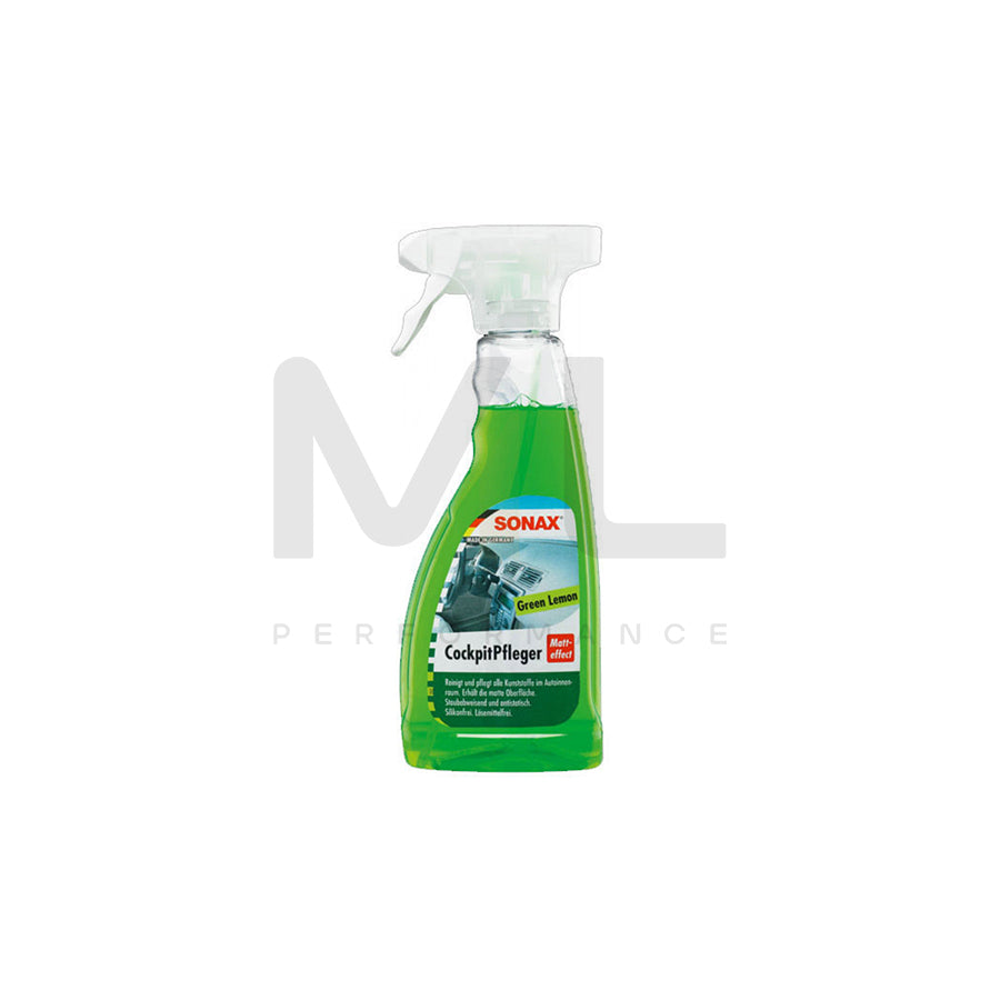 Sonax Cockpit Spray Matt Effect Green Lemon 500ml | ML Performance Car Care