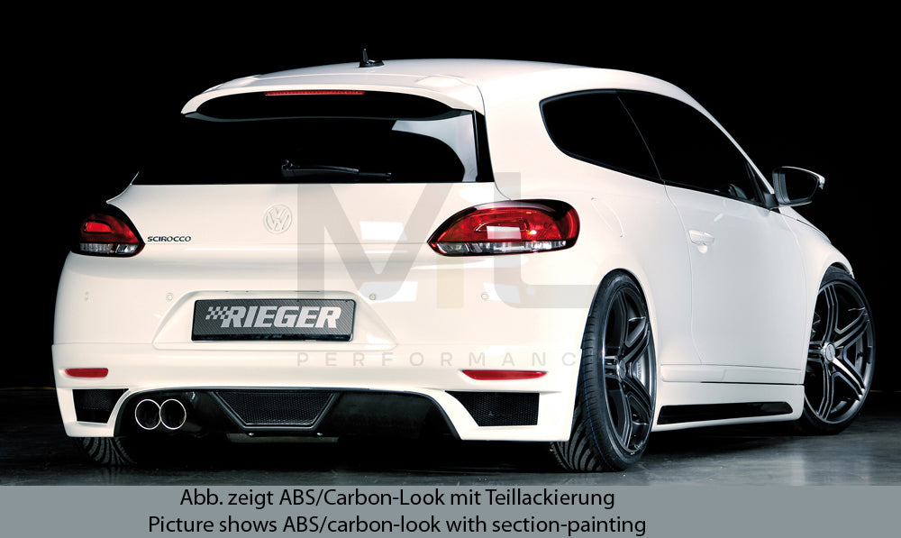 Rieger 00014109 VW 13 Mk3 Scirocco Rear Diffuser 2 | ML Performance UK Car Parts