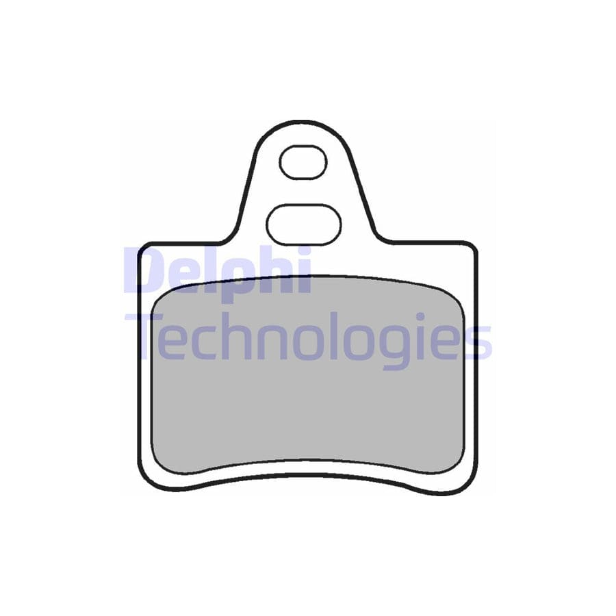 Delphi Lp655 Brake Pad Set