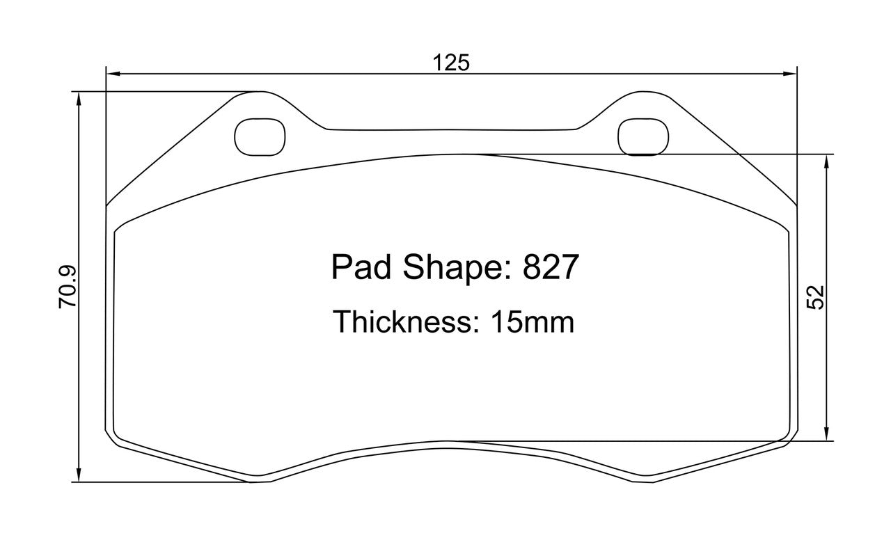 Paragon PBP827 Brake Pads