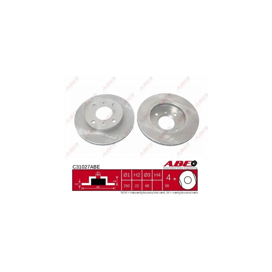 ABE C31062ABE Brake Disc